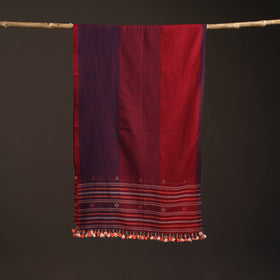 Kutch bhujodi handwoven merino wool stole 176 - handcrafted