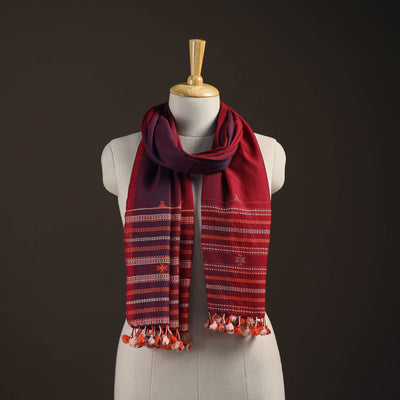 Kutch bhujodi handwoven merino wool stole 176 - handcrafted