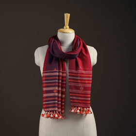 Kutch bhujodi handwoven merino wool stole 176 - handcrafted