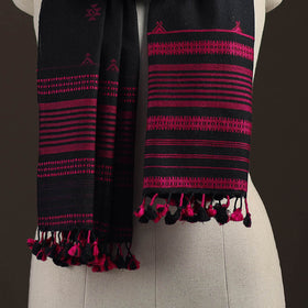 Kutch bhujodi handwoven merino wool stole 179 - handcrafted