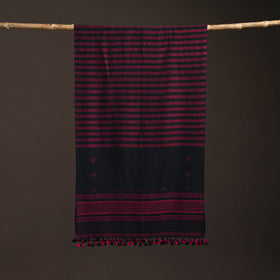 Kutch bhujodi handwoven merino wool stole 179 - handcrafted