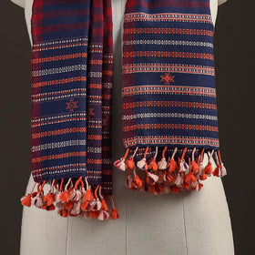 Kutch bhujodi handwoven merino wool stole 180 - handcrafted