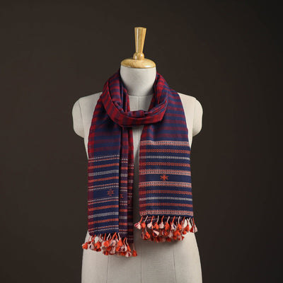 Kutch bhujodi handwoven merino wool stole 180 - handcrafted