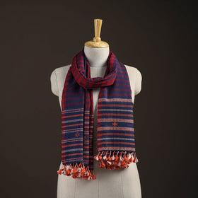 Kutch bhujodi handwoven merino wool stole 180 - handcrafted