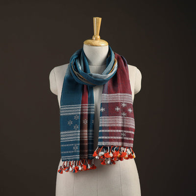 Kutch bhujodi handwoven merino wool stole 198 - handcrafted