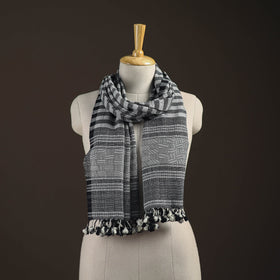 Kutch bhujodi handwoven merino wool stole 199 - handcrafted