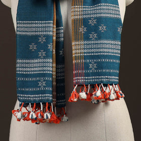 Kutch bhujodi handwoven merino wool stole 200 - handcrafted