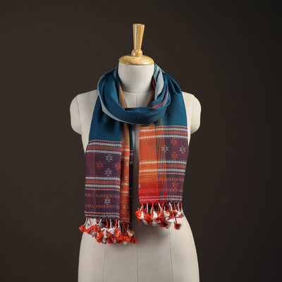 Kutch bhujodi handwoven merino wool stole 201 - handcrafted