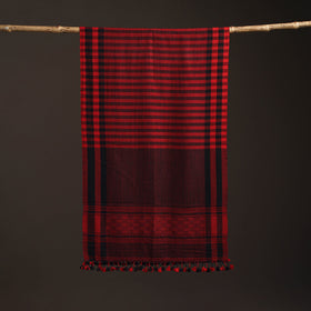 Kutch bhujodi handwoven merino wool stole 202 - handcrafted