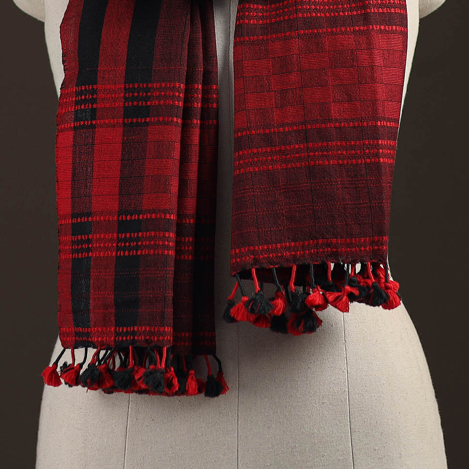 Kutch bhujodi handwoven merino wool stole 202 - handcrafted