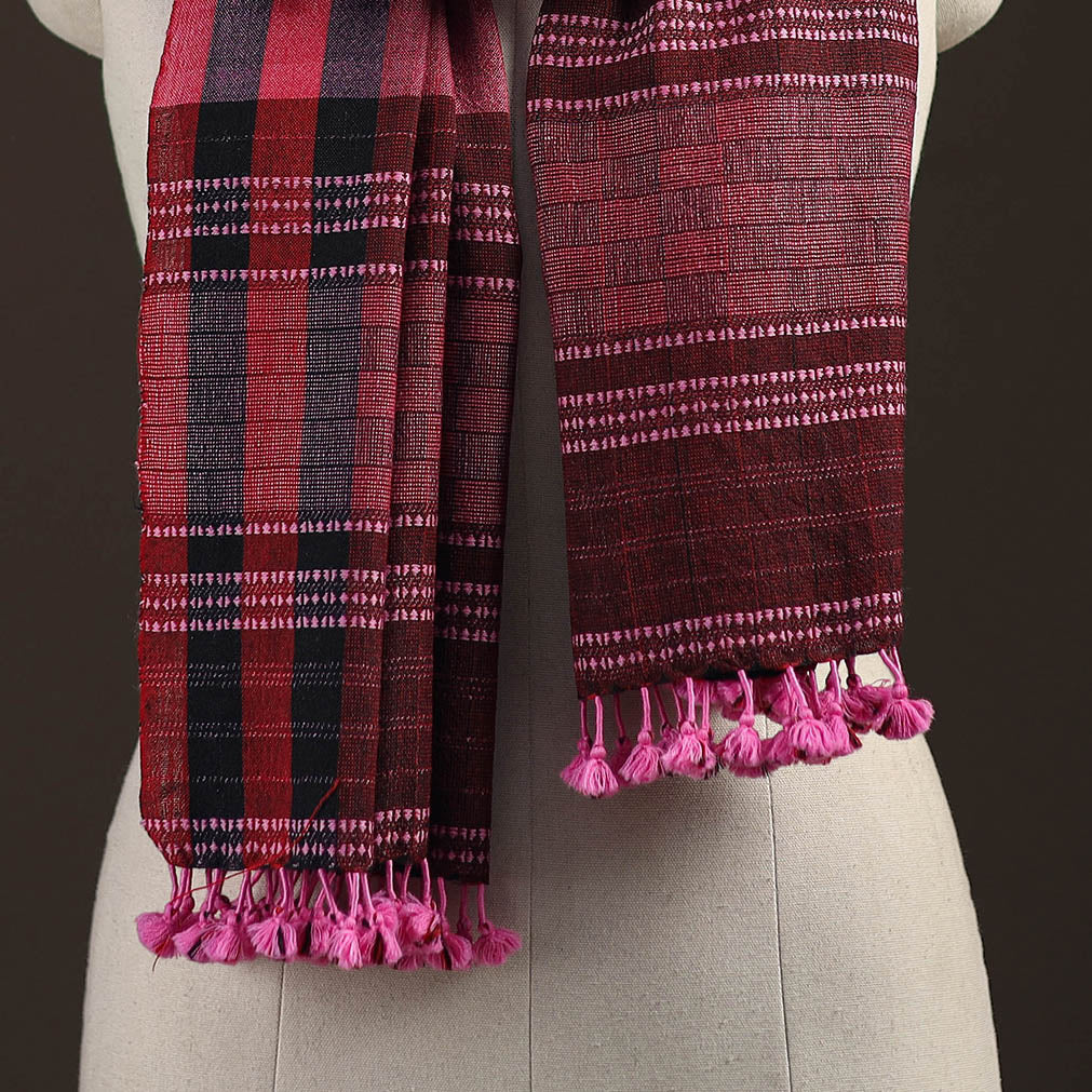 Kutch bhujodi handwoven merino wool stole 203 - handcrafted