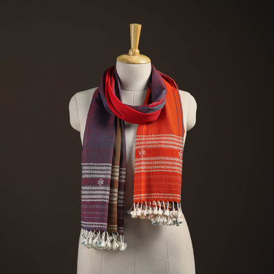 Kutch bhujodi handwoven merino wool stole 204 - handcrafted