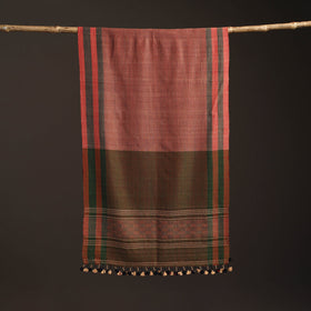 Kutch bhujodi handwoven merino wool stole 205 - handcrafted