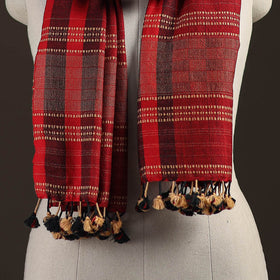 Kutch bhujodi handwoven merino wool stole 206 - handcrafted
