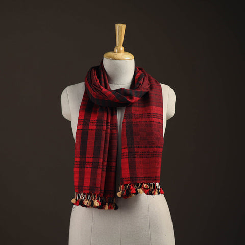 Kutch bhujodi handwoven merino wool stole 208 - handcrafted