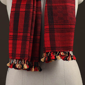 Kutch bhujodi handwoven merino wool stole 208 - handcrafted