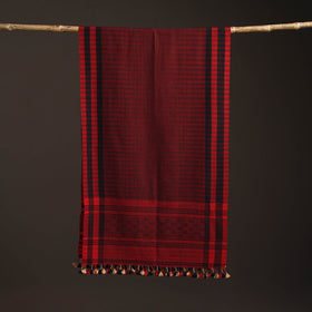 Kutch bhujodi handwoven merino wool stole 208 - handcrafted