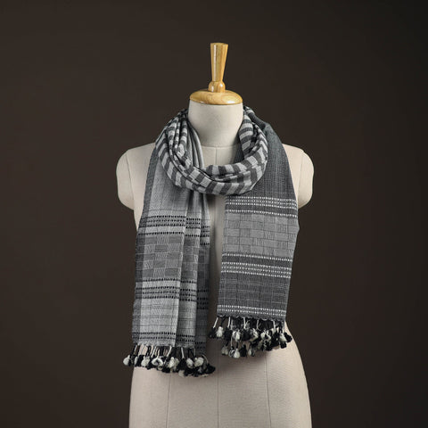 Kutch bhujodi handwoven merino wool stole 209 - handcrafted