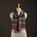 Kutch bhujodi handwoven merino wool stole 210 - handcrafted