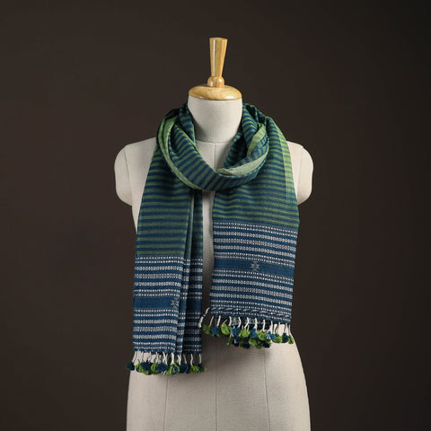 Kutch bhujodi handwoven merino wool stole 212 - handcrafted