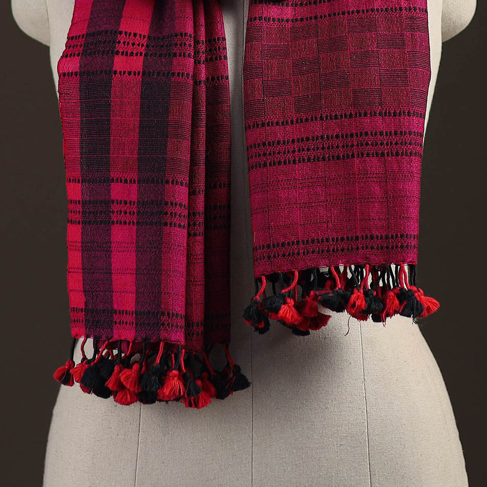 Kutch bhujodi handwoven merino wool stole 213 - handcrafted