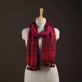 Kutch bhujodi handwoven merino wool stole 215 - handcrafted