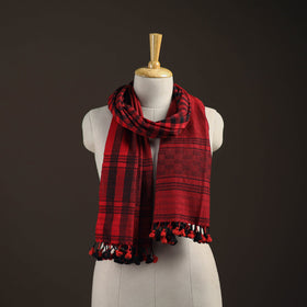 Kutch bhujodi handwoven merino wool stole 216 - handcrafted