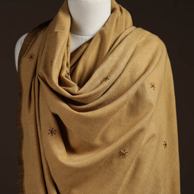 Kutch bhujodi handwoven mirror work acrylic wool shawl 22