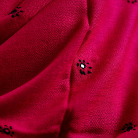 Kutch bhujodi handwoven mirror work wool shawl 19