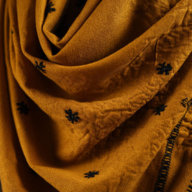 Kutch bhujodi handwoven mirror work wool shawl 26