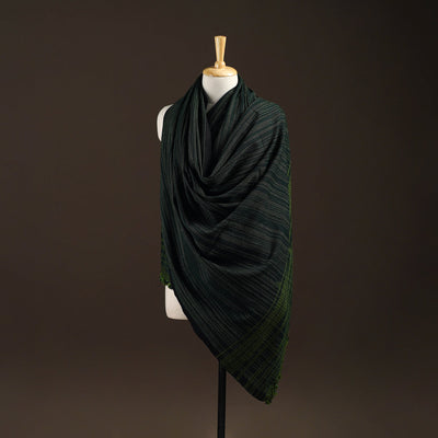 Kutch bhujodi handwoven wool shawl 57 - handcrafted