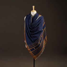 Kutch bhujodi handwoven wool shawl 59 - handcrafted