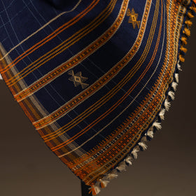 Kutch bhujodi handwoven wool shawl 59 - handcrafted