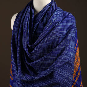 Kutch bhujodi handwoven wool shawl 60 - handcrafted