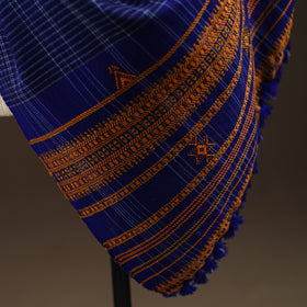 Kutch bhujodi handwoven wool shawl 60 - handcrafted