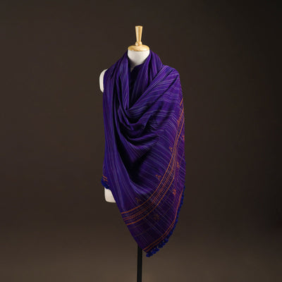 Kutch bhujodi handwoven wool shawl 64 - handcrafted