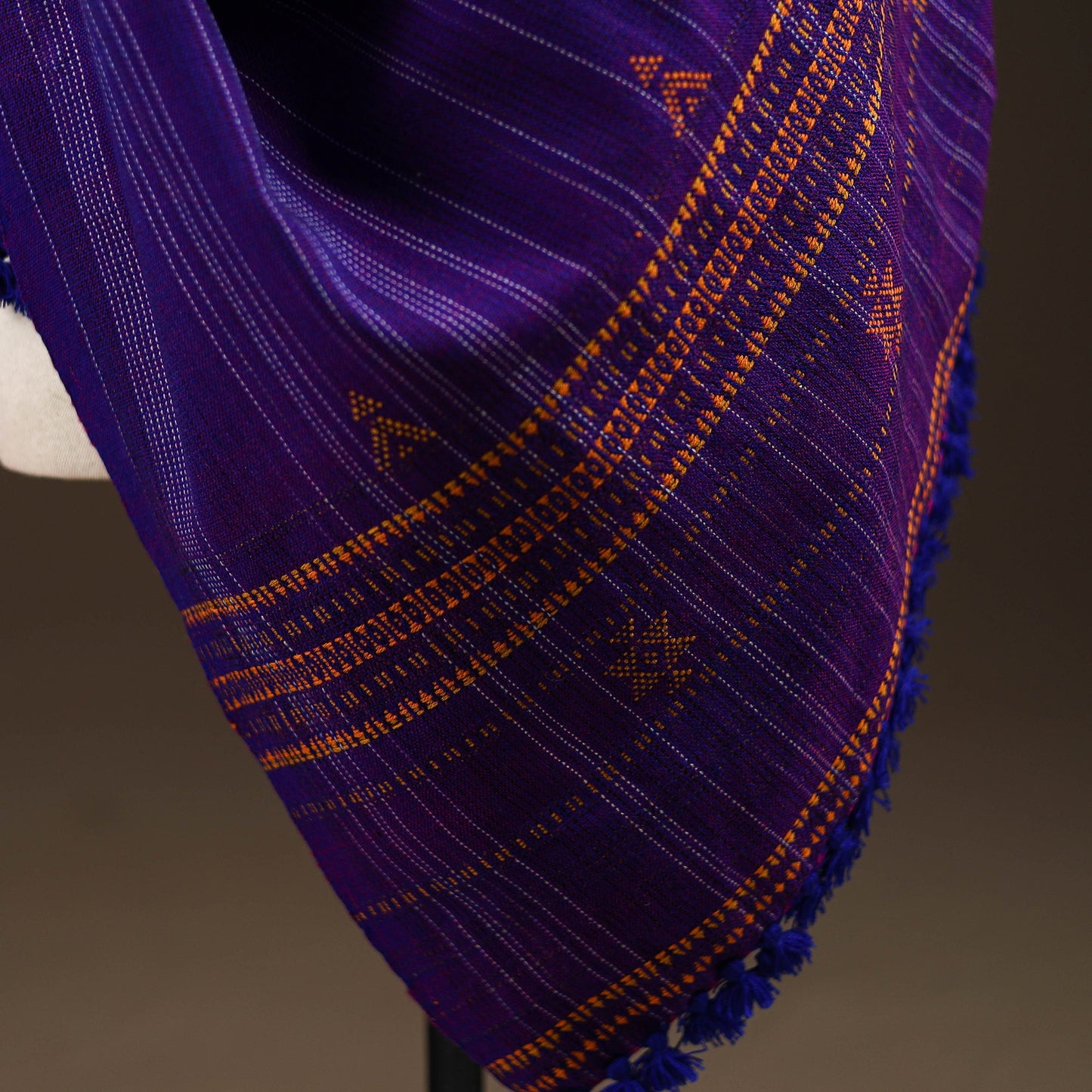 Kutch bhujodi handwoven wool shawl 64 - handcrafted