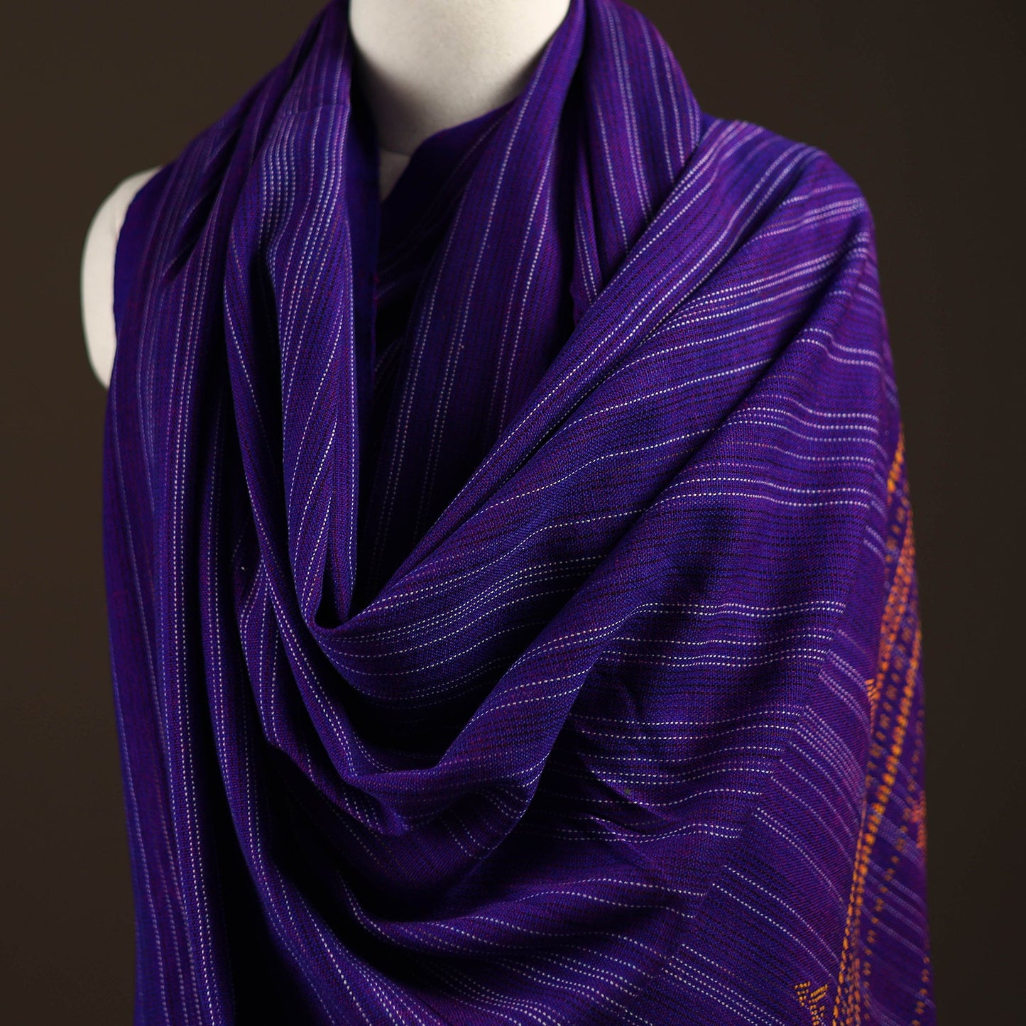 Kutch bhujodi handwoven wool shawl 64 - handcrafted