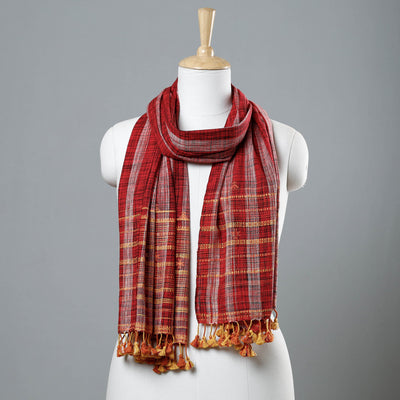  Kutch Bhujodi Weaving Handwoven Organic Kala Cotton Stole Online 