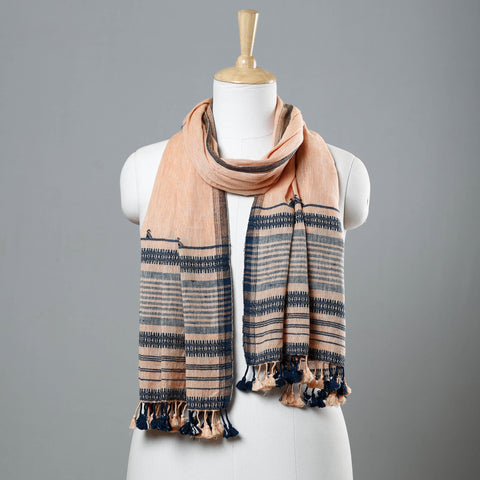 Buy Kutch Bhujodi Weaving Handwoven Organic Kala Cotton Stole Online l iTokri.com