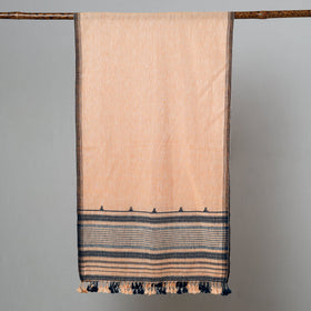 Buy Kutch Bhujodi Weaving Handwoven Organic Kala Cotton Stole Online l iTokri.com