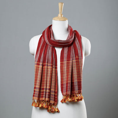  Kutch Bhujodi Weaving Handwoven Organic Kala Cotton Stole Online 