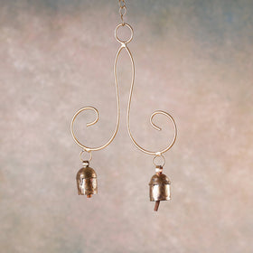  Kutch Copper Coated Bell With Leather Belt - Kite 