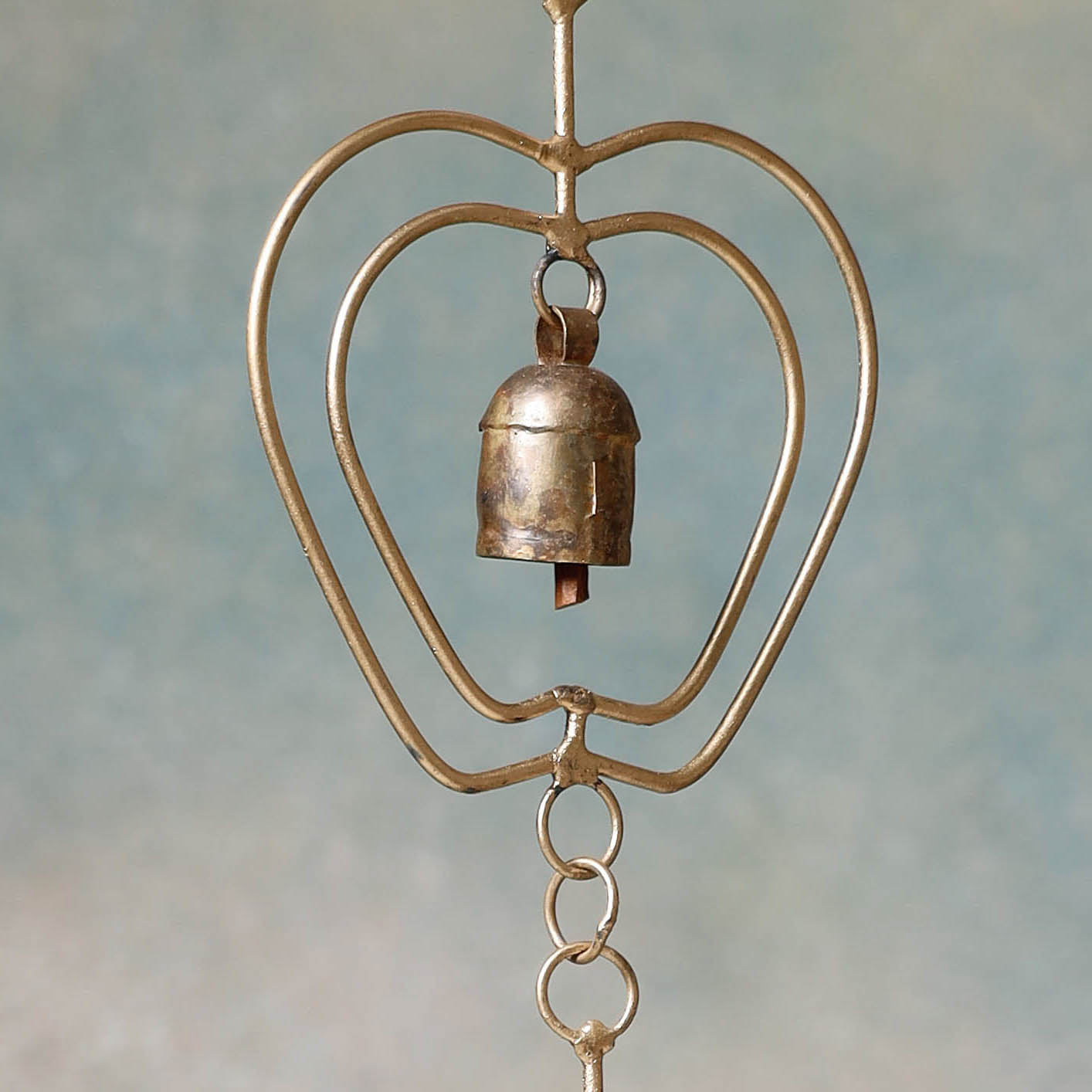  Kutch Copper Coated Bell With Leather Belt - Kite 