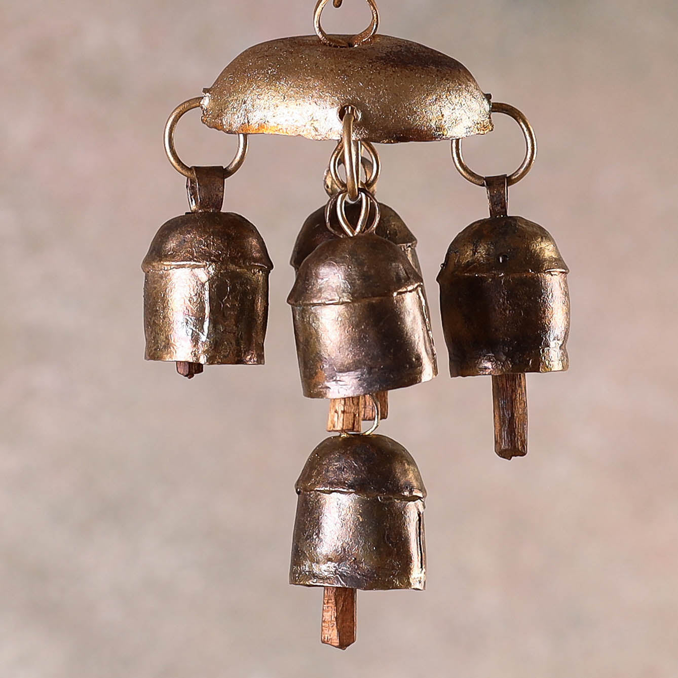  Kutch Copper Coated 12 Bell Jhoomar 
