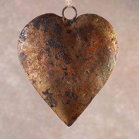  Kutch Copper Coated Heart Hanging 