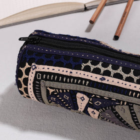  Kutch Dhebariya Hand Embroidery Cotton Pencil Pouch 