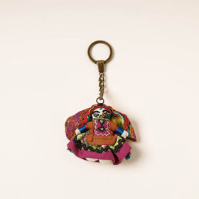  Kutch Embroidered Handmade Doll Keychain 