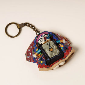  Kutch Embroidered Handmade Doll Keychain 