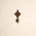 Kutch embroidery copper coated iron bell keychain 02